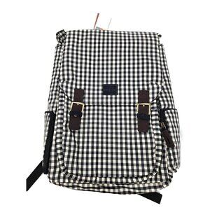 New Miim Cube Backpack Black Ivory Check Gingham for 13" laptop